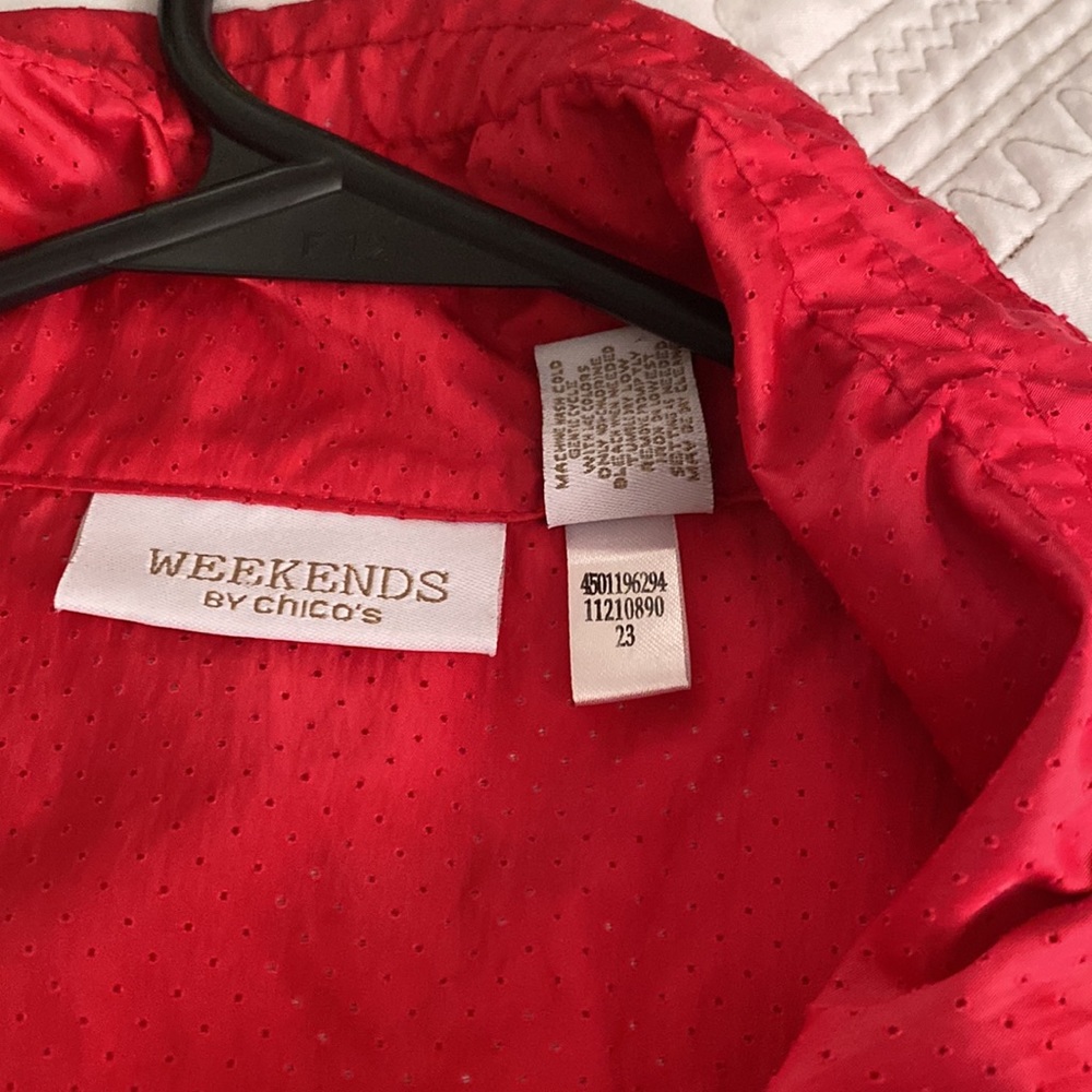 Weekends By Chico Polyester Nylon Jacket Can Be F… - image 3